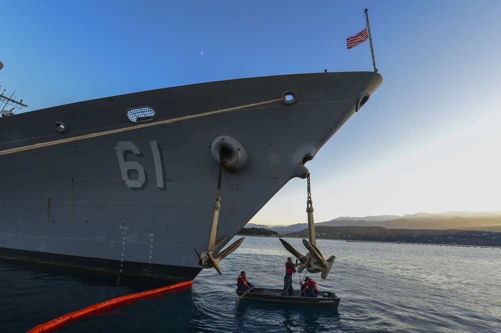 USS Monterey port visit