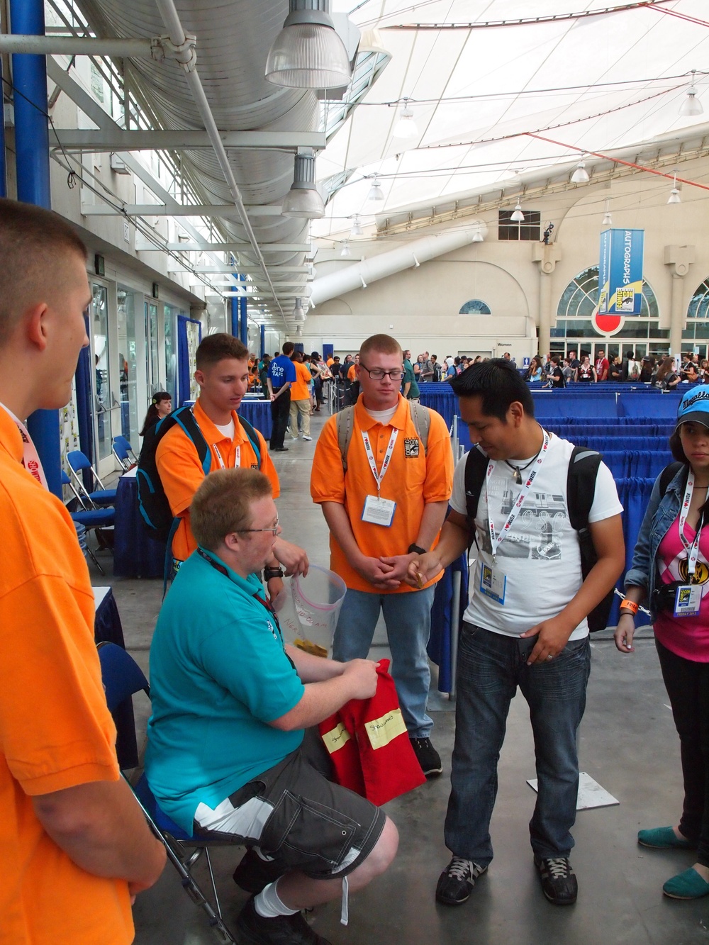 Marines volunteer at San Diego Comic-Con