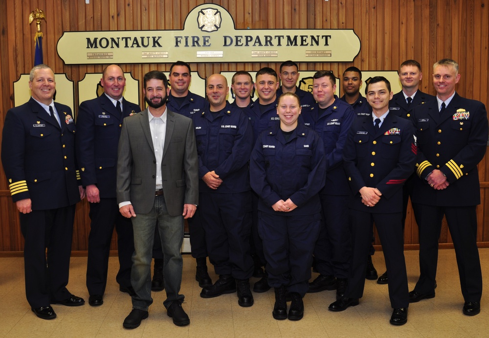 Coast Guard Station Montauk receives award for summer rescue