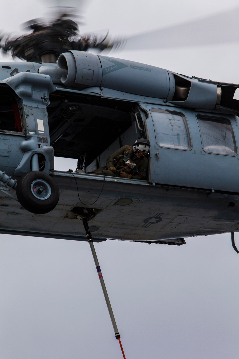 USS Mesa Verde conducts replenishment at sea during COMPTUEX