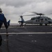 USS Mesa Verde conducts replenishment at sea during COMPTUEX