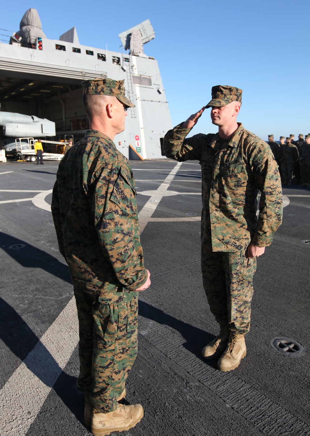 CLB 22 awards excellence aboard USS Mesa Verde