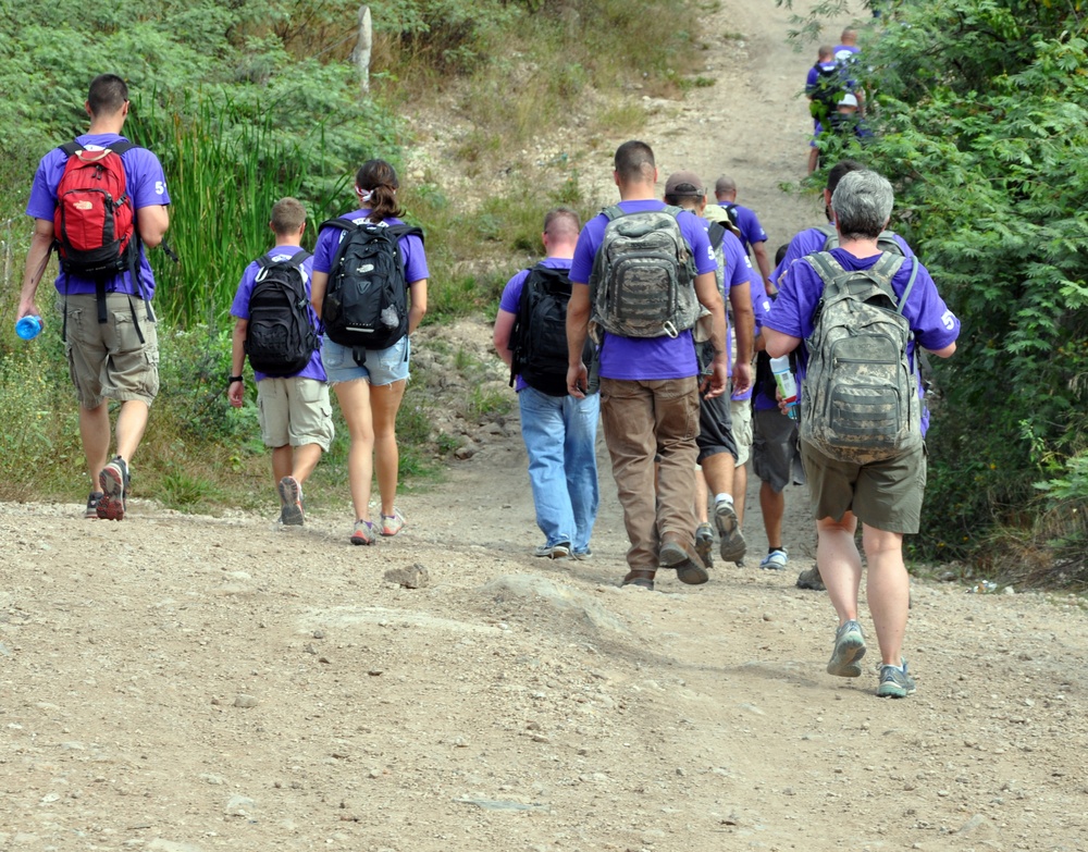 Hike it, give it, work it: Joint Task Force-Bravo completes triathlon of humanitarian efforts