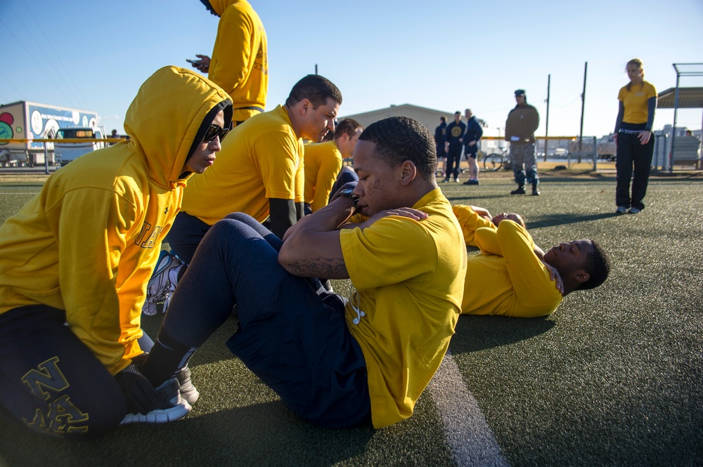 Navy-wide semi-annual physical readiness test