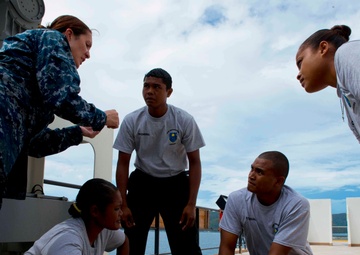 Guam sailors partner with Palauan security forces to expand medical knowledge