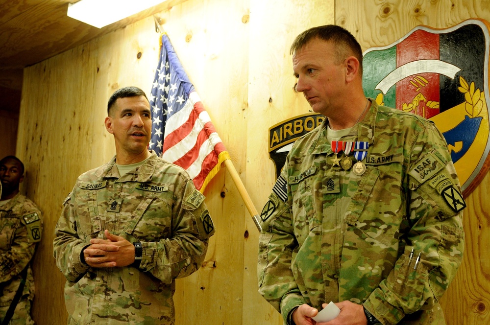 A member of the family goes home