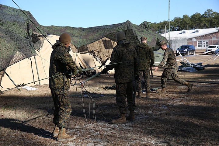 Field exercise prepares Marines, sailors for overseas service