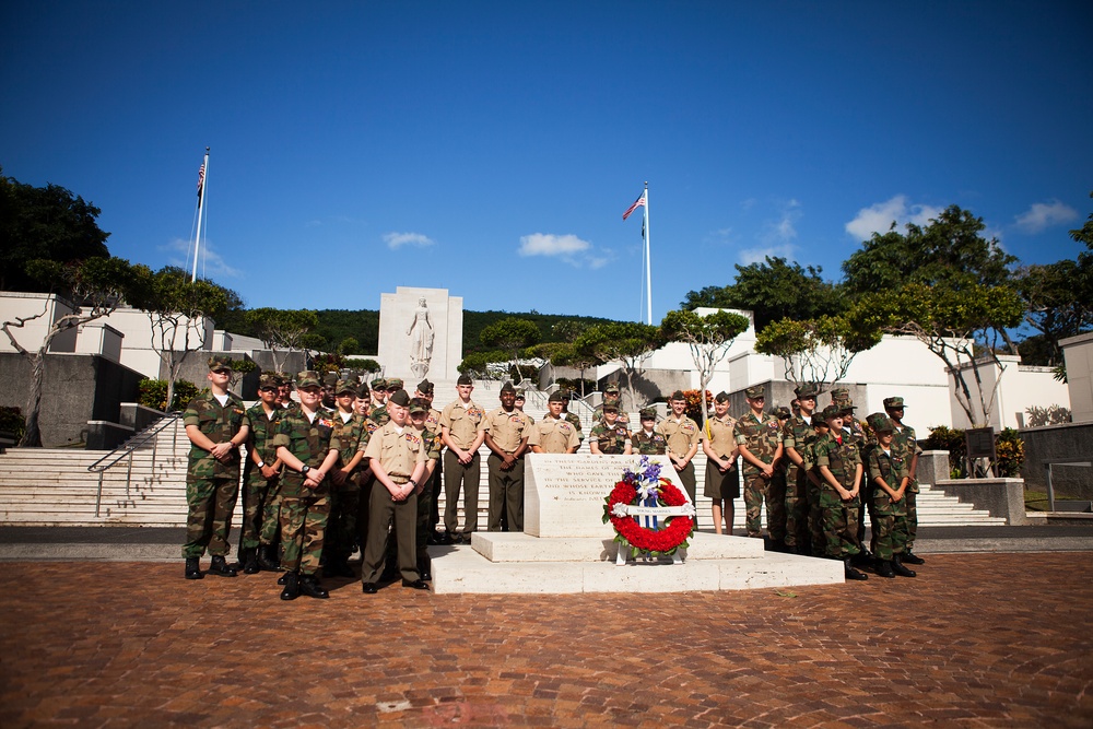 Young Marines commemorate infamous day