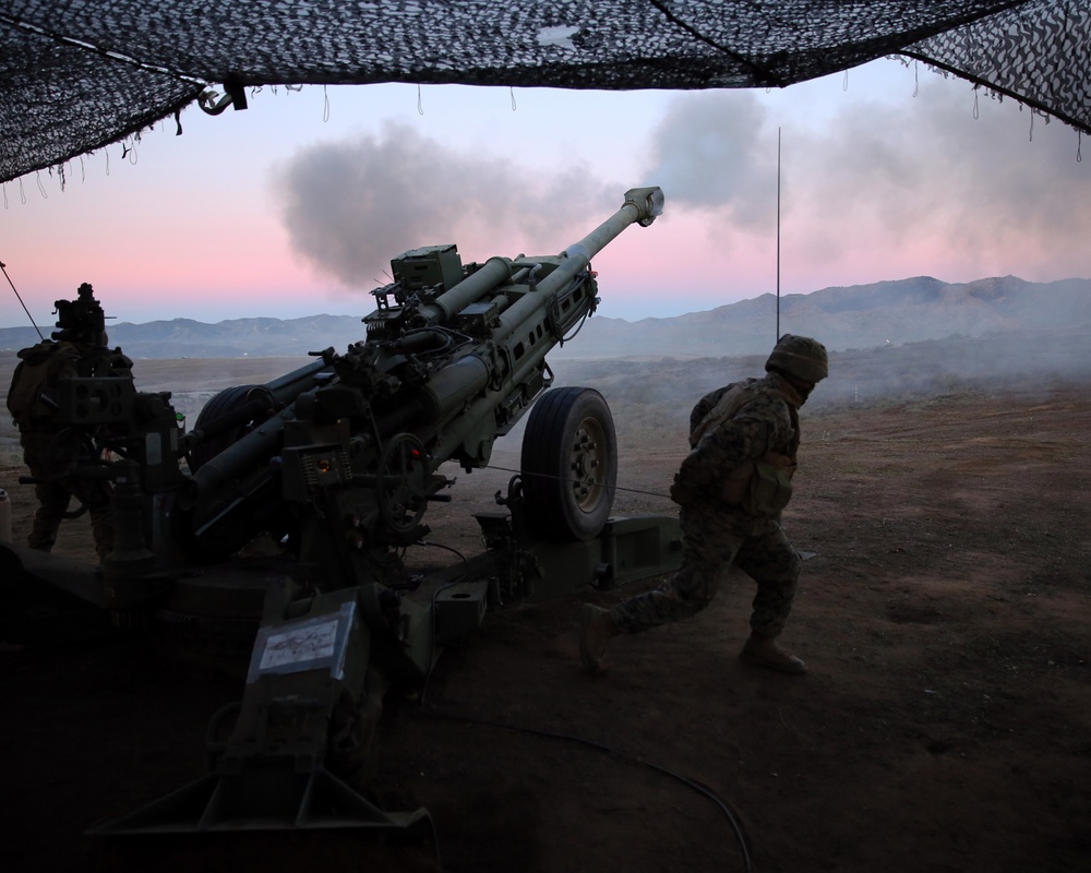 BOOM! Artillery Supports Exercise Steel Knight 2014