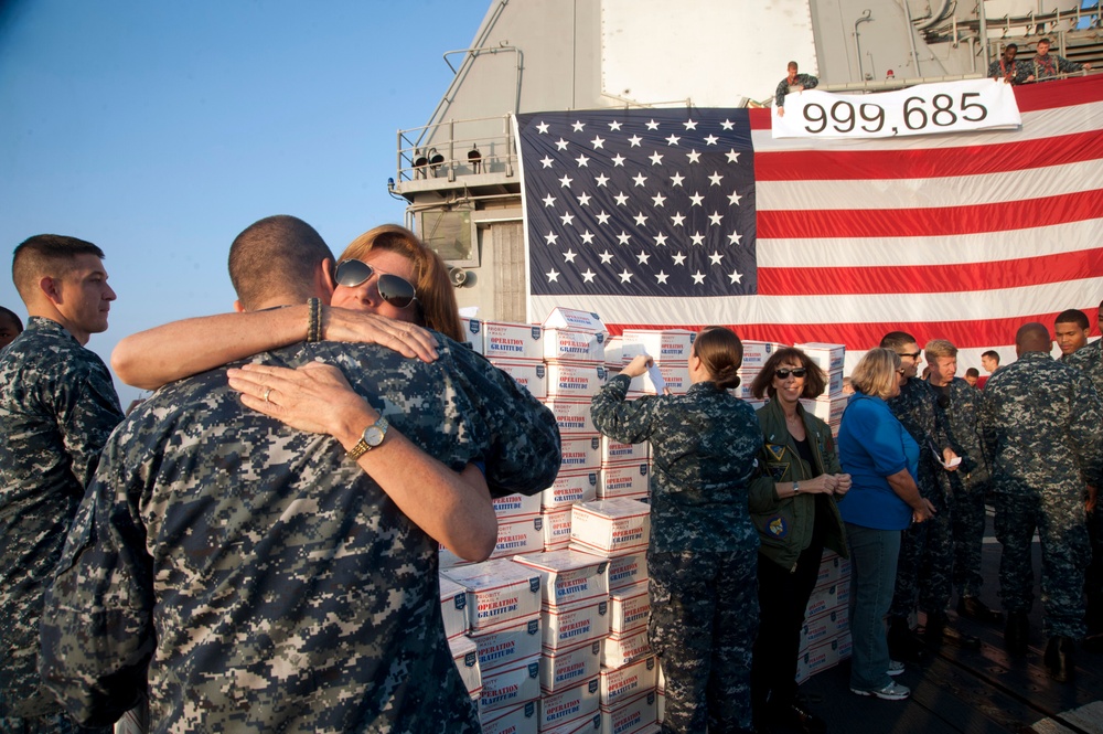 USS Gettysburg action