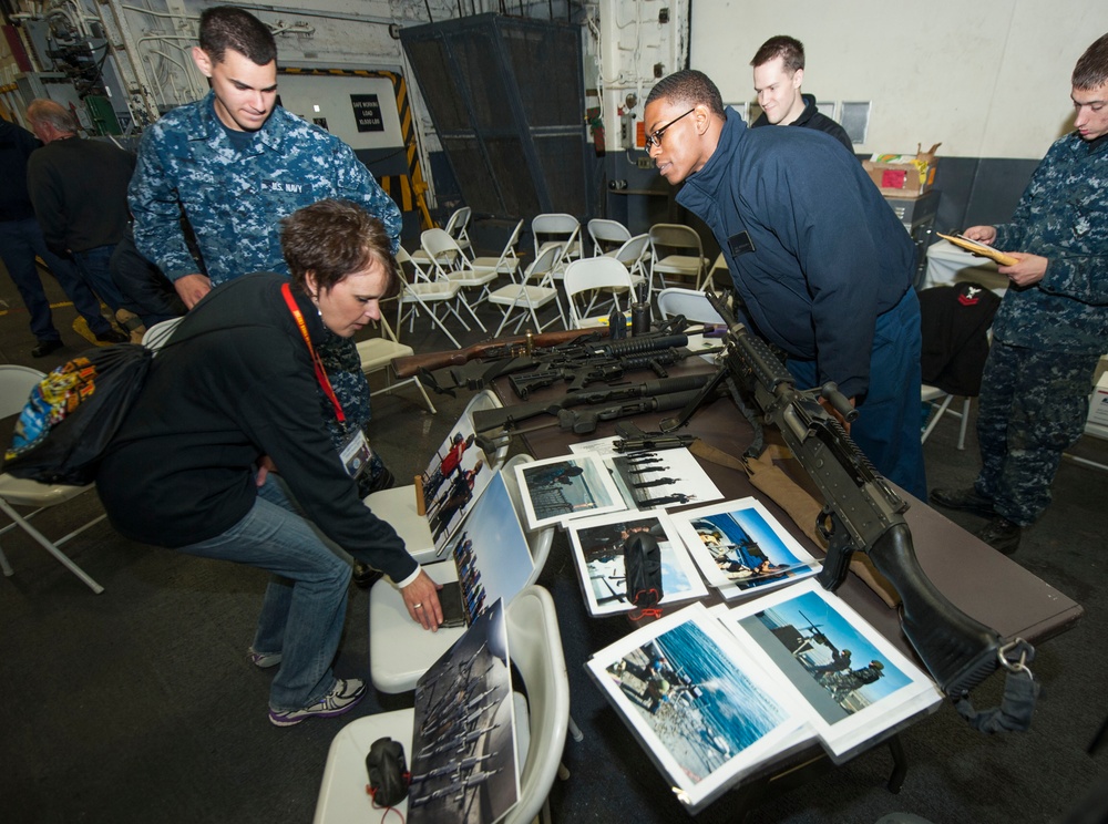 Weapons display