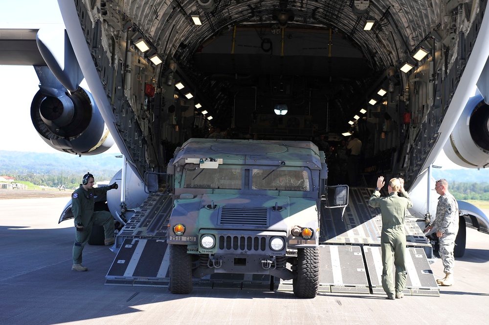 535th Airlift Squadron and 25th Infantry Division conduct validation exercise