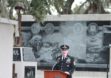 USCENTCOM senior enlisted attend Iraq war memorial dedication