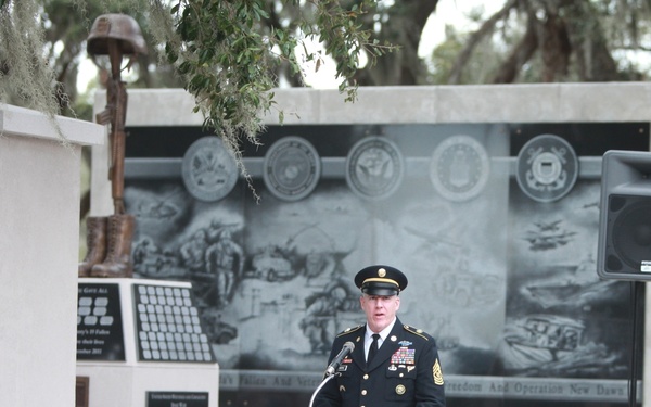 USCENTCOM senior enlisted attend Iraq war memorial dedication