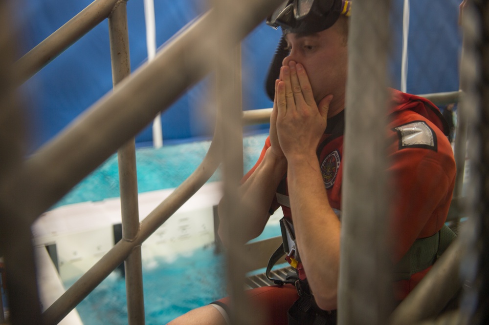 Coast Guard rescue swimmer A school