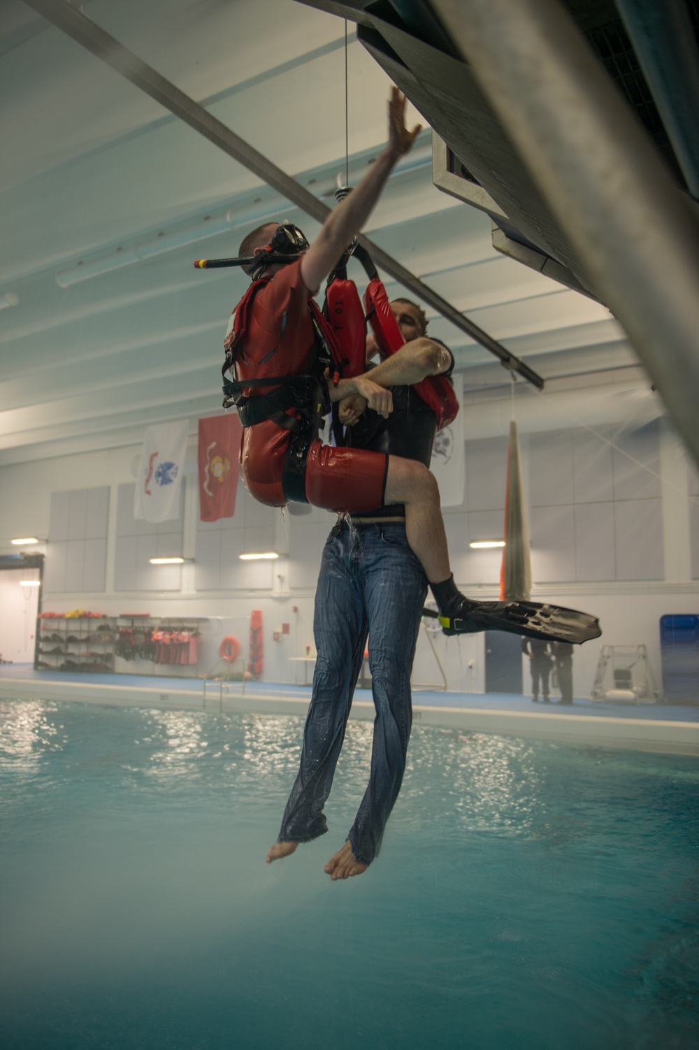 Coast Guard rescue swimmer A school