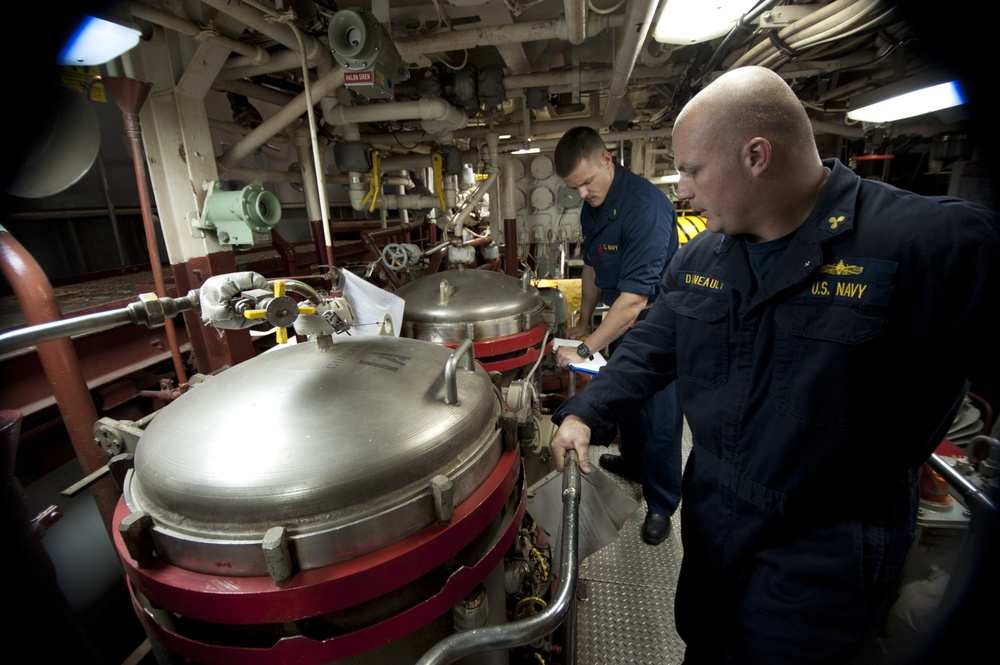 USS Gettysburg activity
