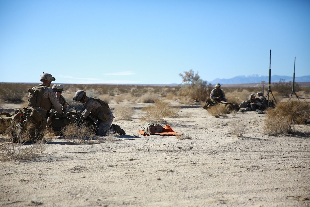 Marines support airfield seizure during Exercise Steel Knight 2014