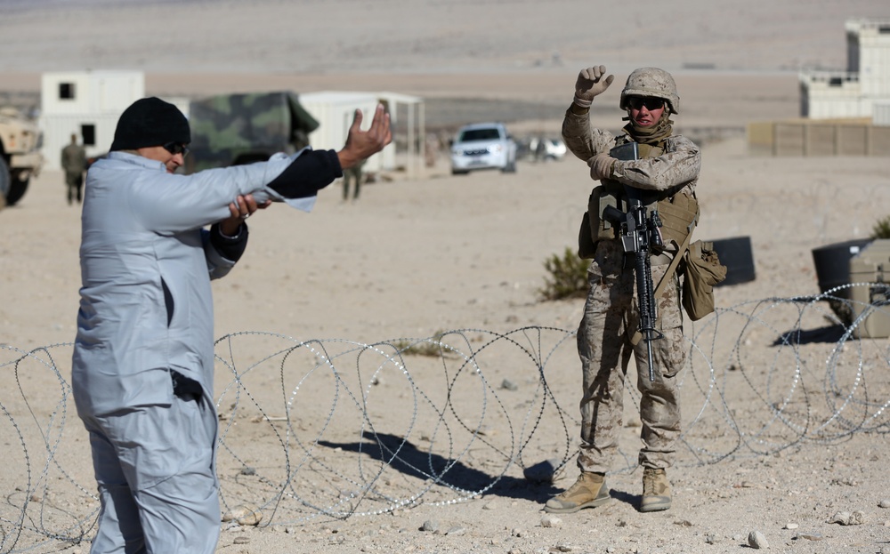 Lane training: Infantrymen mimic combat environment checkpoints