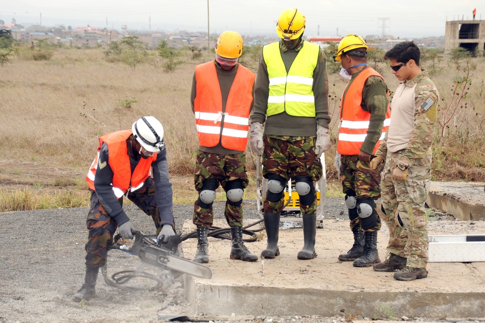 CJTF-HOA shares search, rescue tactics with Kenya Disaster Response Unit