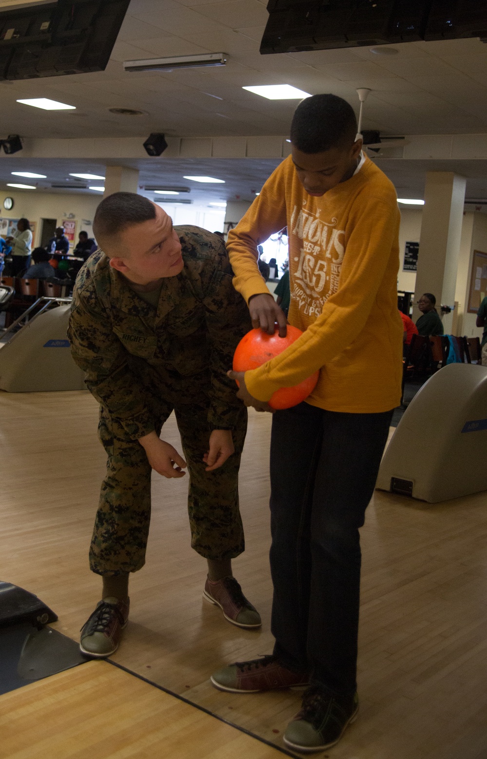Photo Gallery:  Parris Island Marines, sailors help Beaufort, S.C., area children prepare for Special Olympics