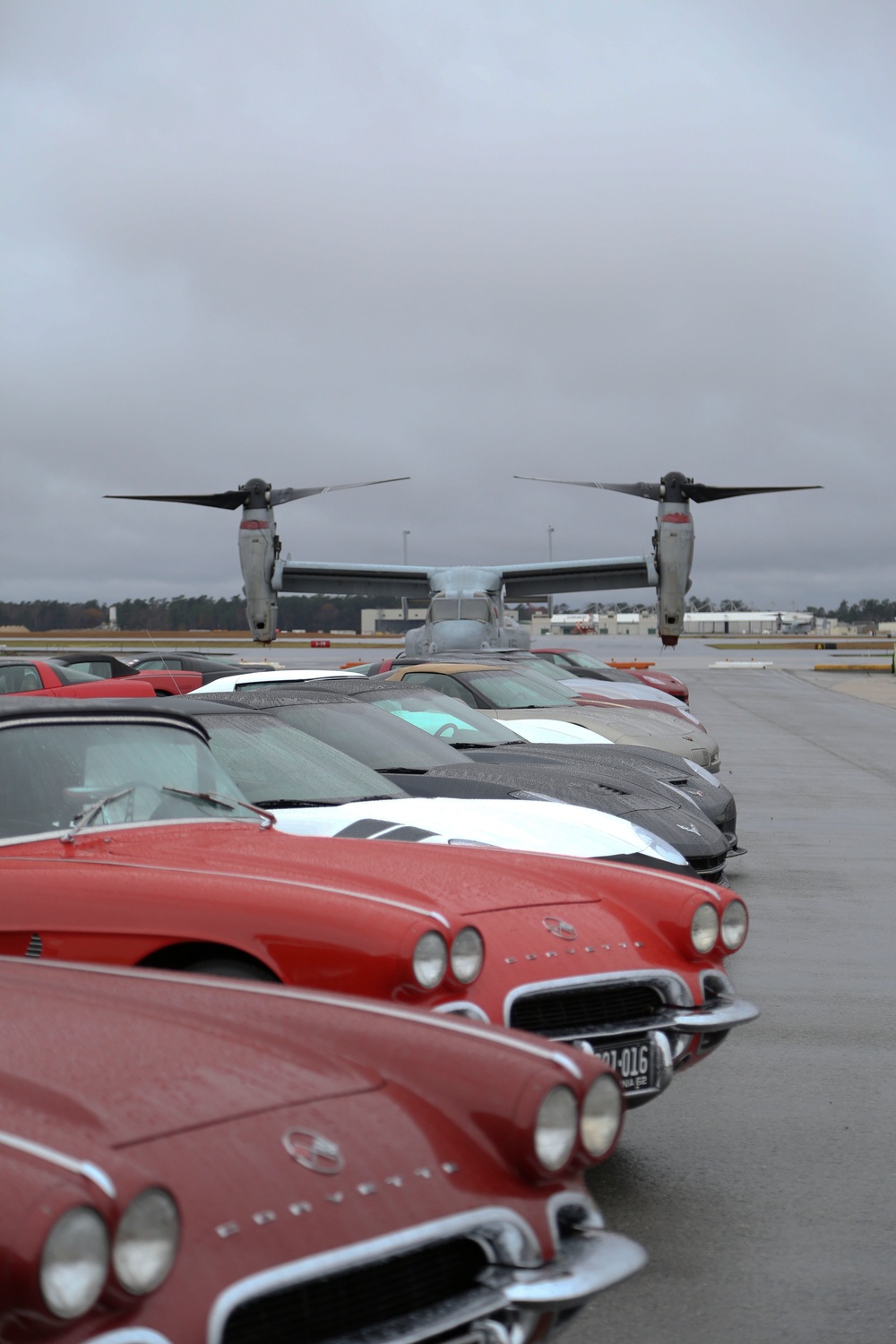 Santa drives a Corvette