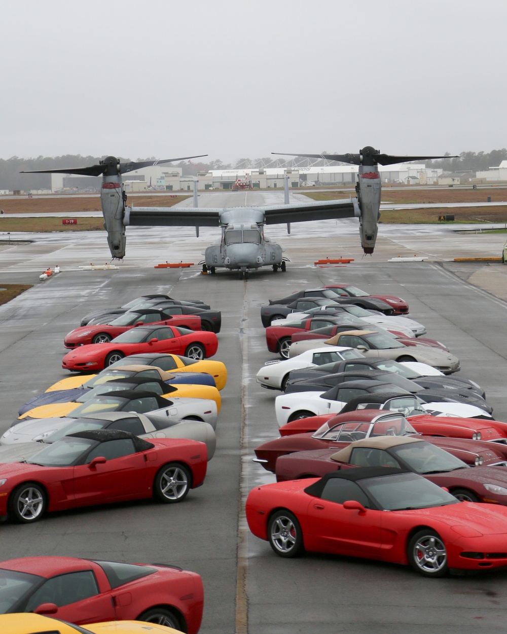 Santa drives a Corvette