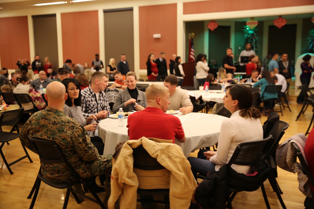 2nd Supply Battalion celebrates Christmas with family, friends, coworkers