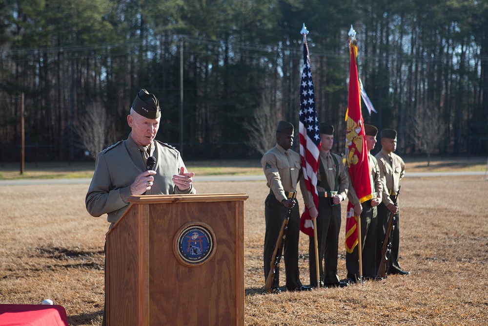 Marine Corps Security Forces Break Ground on New Facility, Yorktown