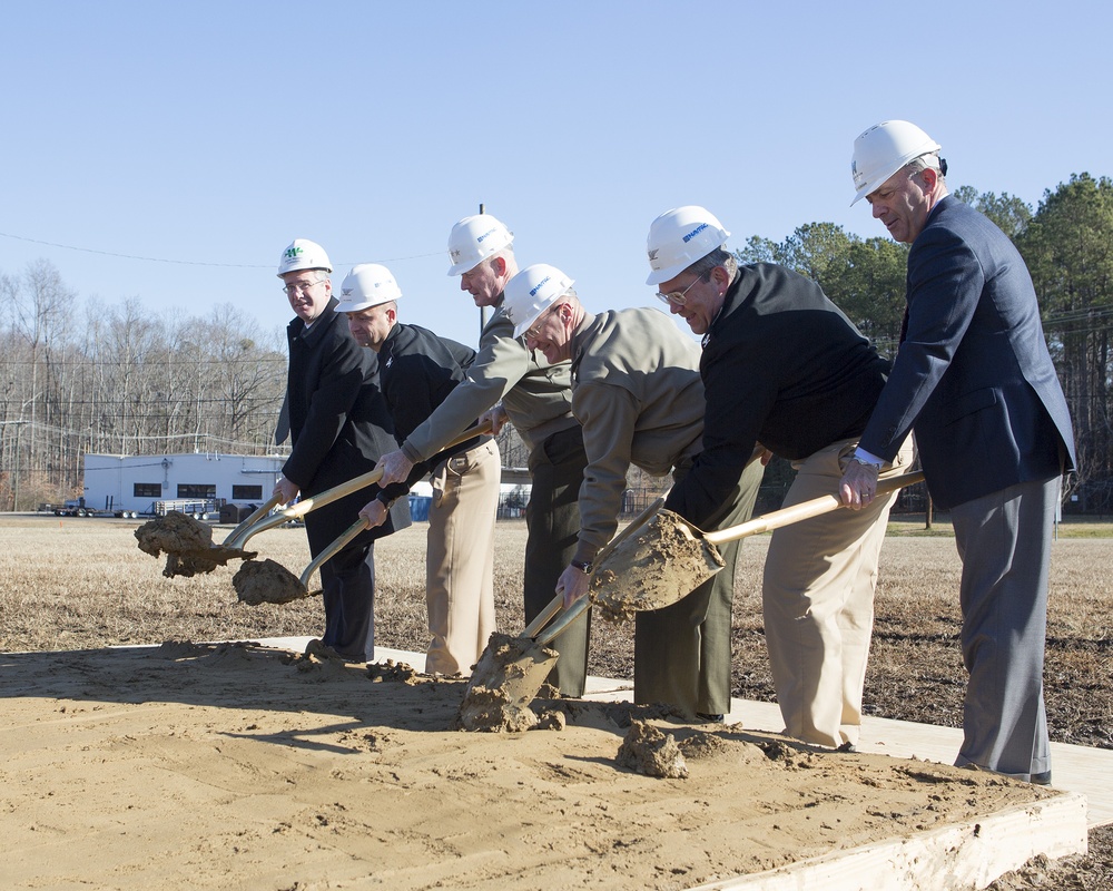 Marine Corps Security Forces Break Ground on New Facility, Yorktown
