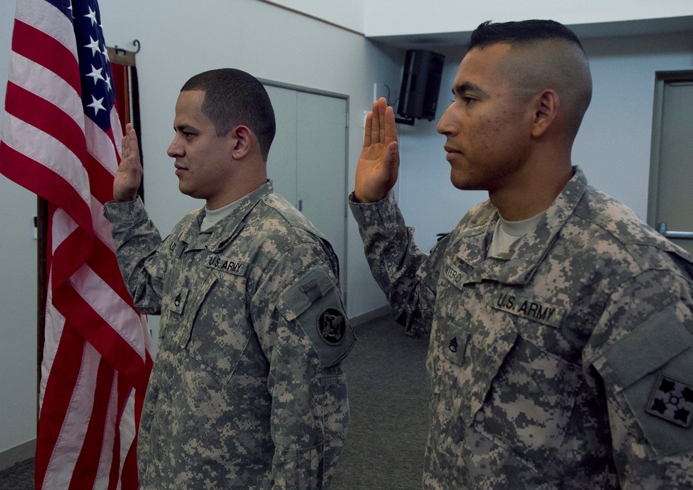 Two soldiers complete their citizenship journey in Kuwait