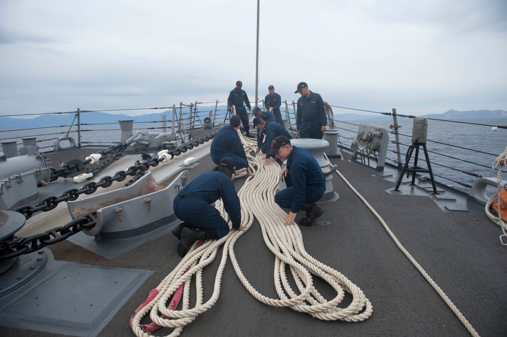 USS Stout action