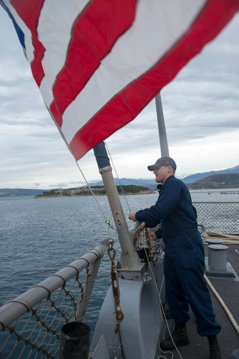 USS Stout action