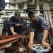 USS Wasp sailors at work