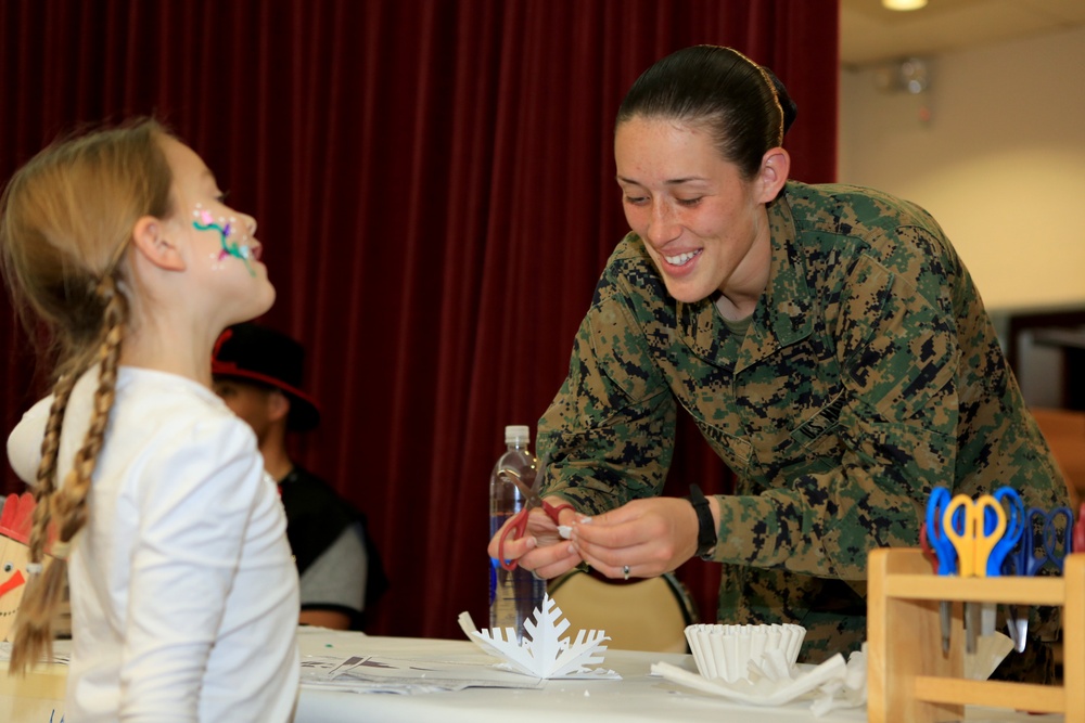 Crisis Response Marines celebrate Christmas with MorÃ³n Air Base families