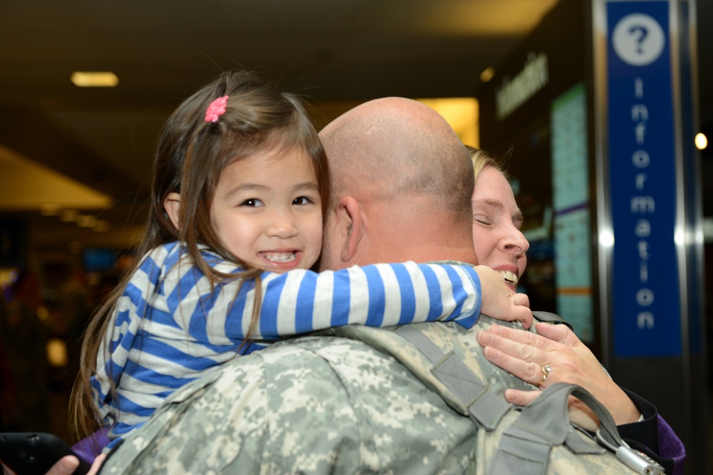Michigan Army National Guard soldiers return from Guantanamo Bay deployment