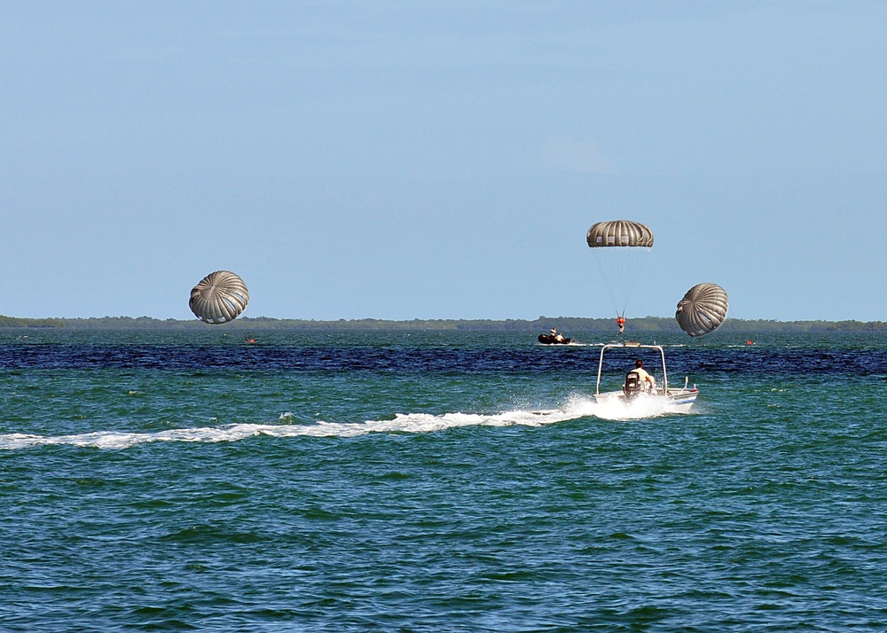NC Guard Green Berets train through air and water in Key West