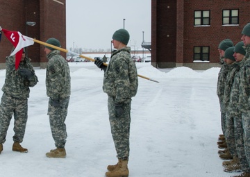 Division leaders present first ‘Mountain Tough’ marksmanship streamers