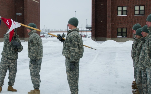 Division leaders present first ‘Mountain Tough’ marksmanship streamers