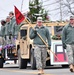Michigan Guard transportation soldiers participate in Gatesville, Texas, holiday parade