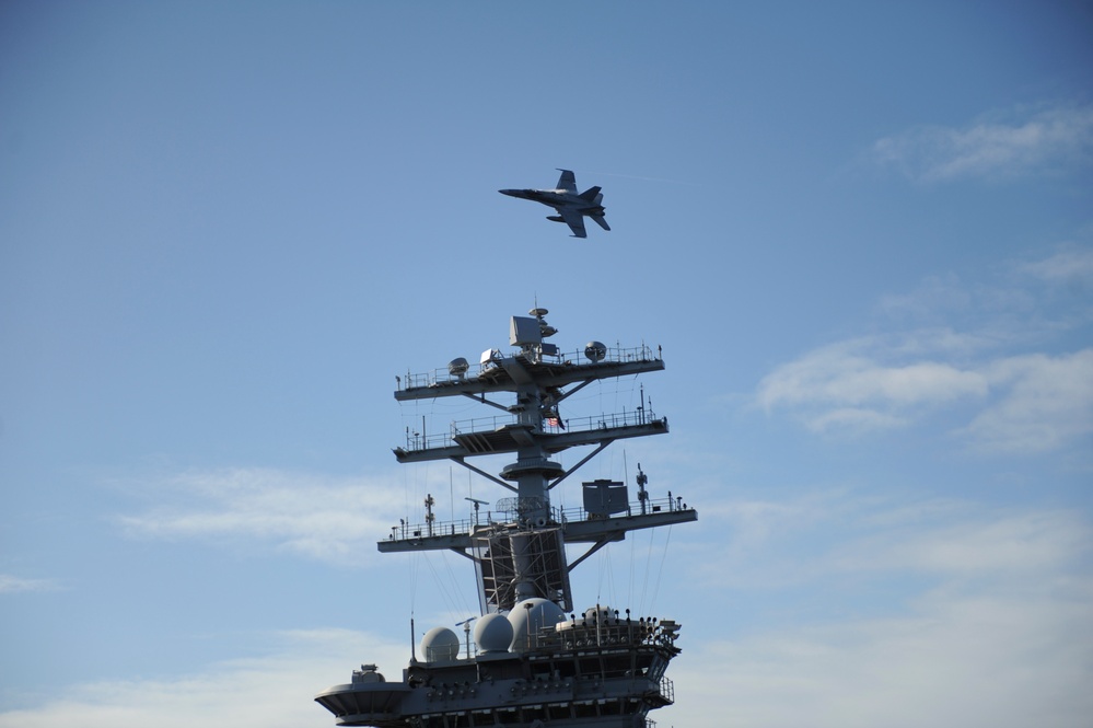 USS Nimitz air power demonstration