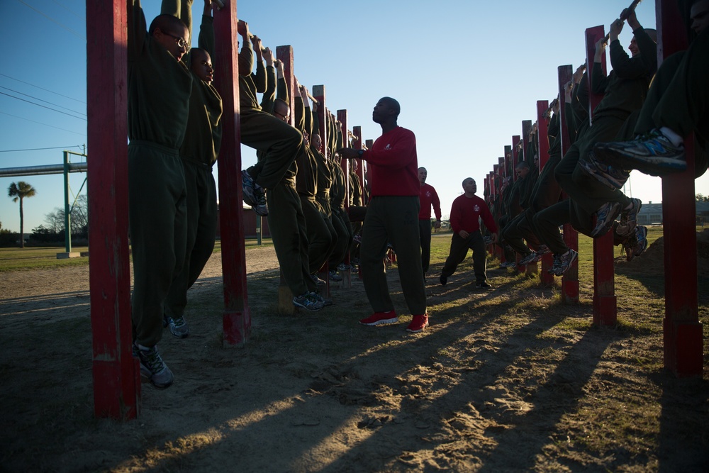 Photo Gallery: Parris Island recruits strive strength to meet Marine Corps' high standards