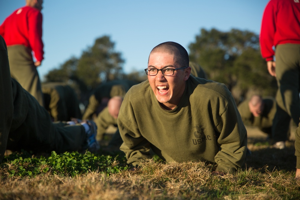 Photo Gallery: Parris Island recruits strive strength to meet Marine Corps' high standards