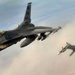 Refueling Fighting Falcons over Afghanistan