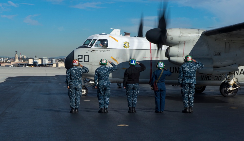 Fleet Logistics Support Squadron 30 (VRC-30) C-2A Greyhound operations