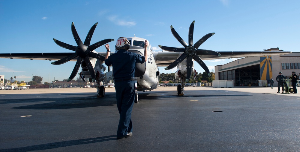 Fleet Logistics Support Squadron 30 (VRC-30) C-2A Greyhound operations