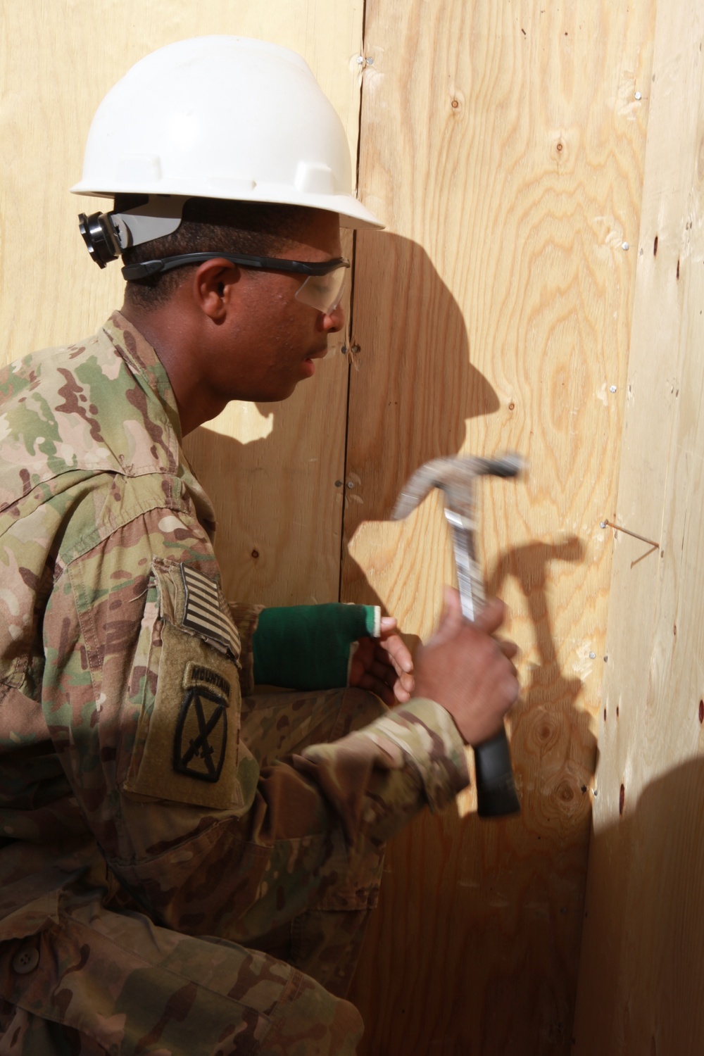 1151st Engineers construct B-hut