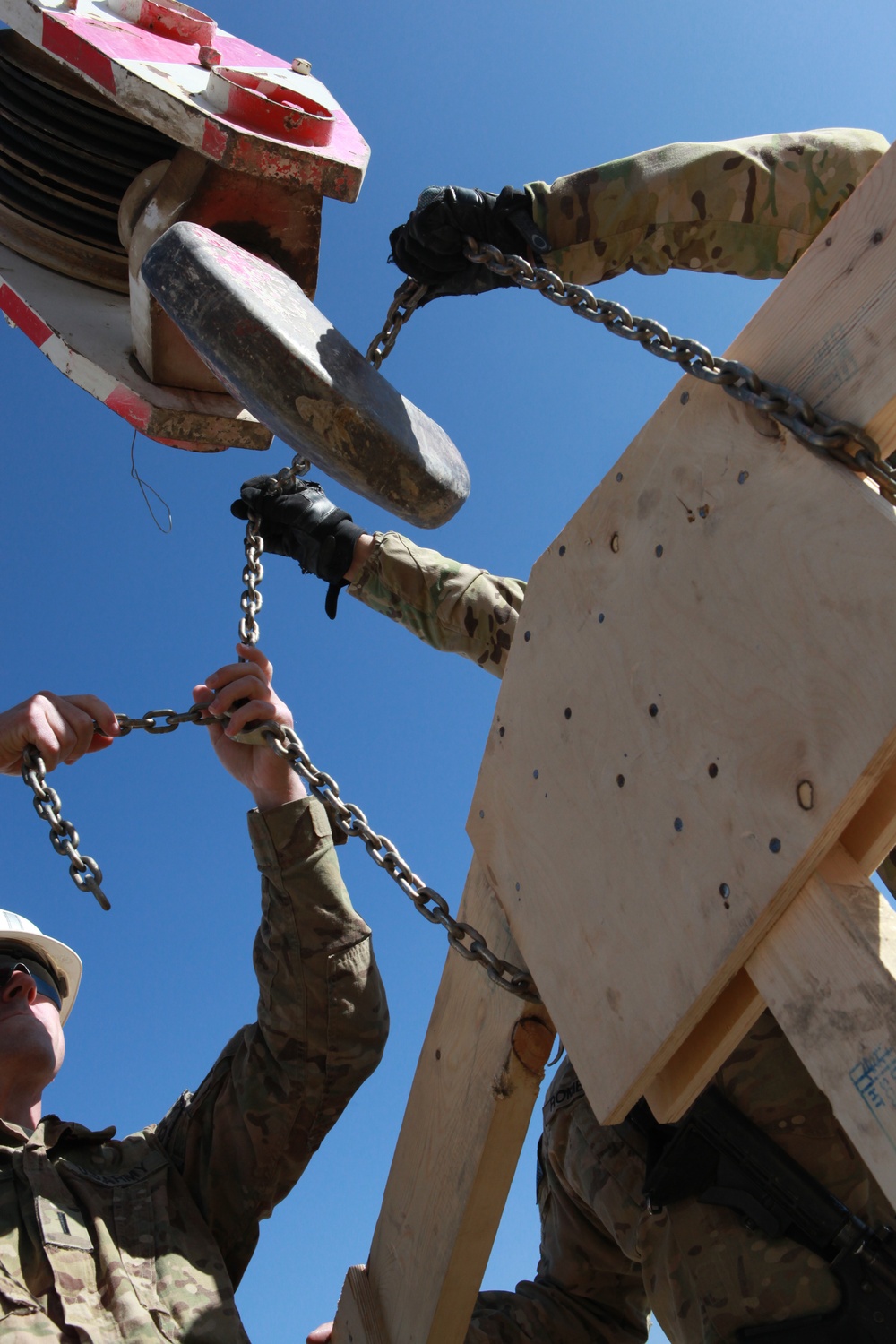 1151st Engineers construct B-hut