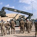 CMRE troops train on rough terrain container handler in Afghanistan