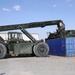 CMRE troops train on rough terrain container handler in Afghanistan